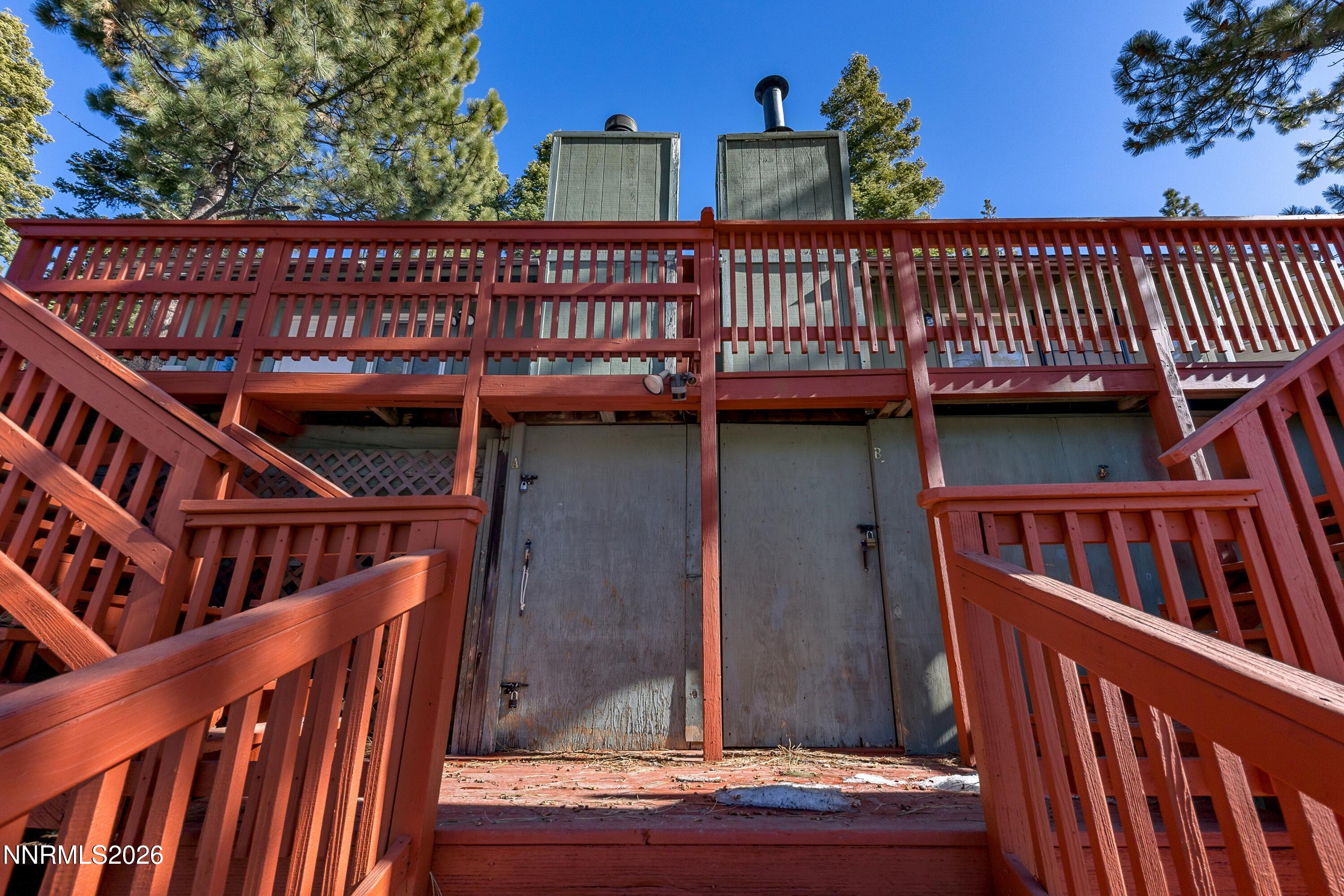 219 South Benjamin Drive, Unit B Stateline, NV 89449 - Photo 21 of 22 a view of balcony with wooden floor