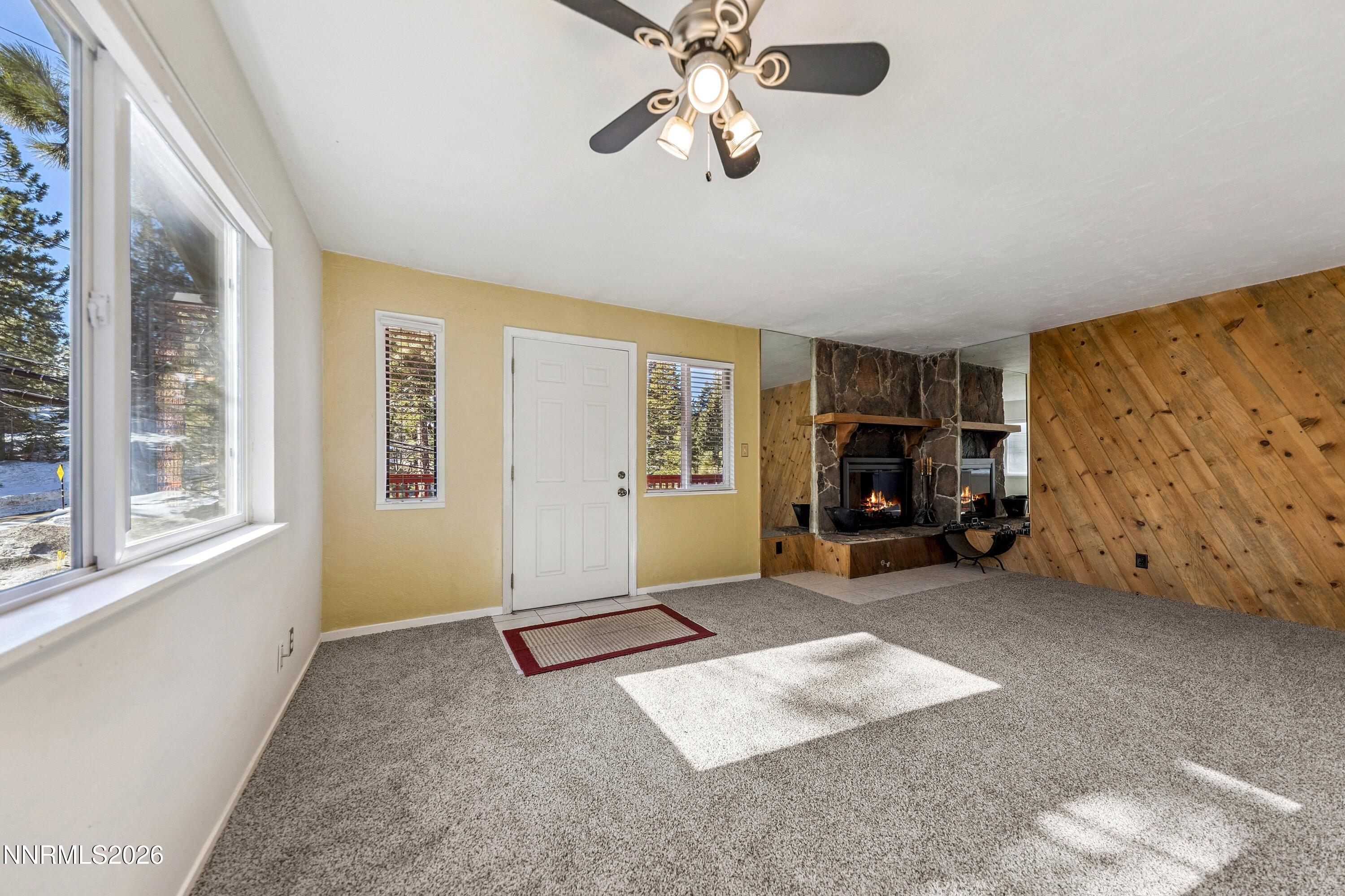 219 South Benjamin Drive, Unit B Stateline, NV 89449 - Photo 7 of 22 a view of livingroom with furniture and a ceiling fan