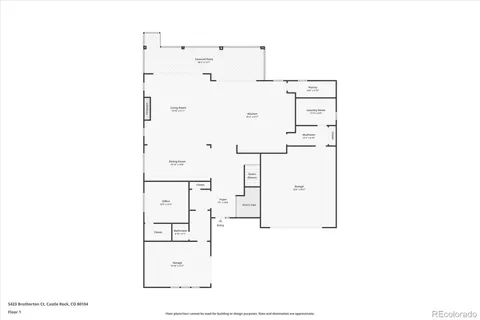 $1,355,000 | 5423 Brotherton Court, Castle Rock, CO 80104