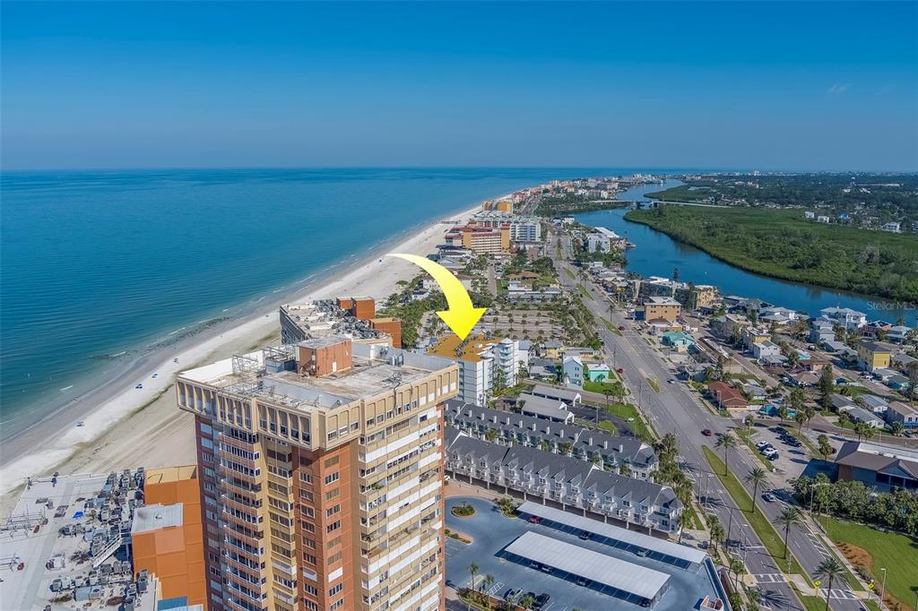 17980 Gulf Boulevard, Unit 402 Redington Shores, FL 33708 - Photo 50 of 63 a view of a balcony with an ocean