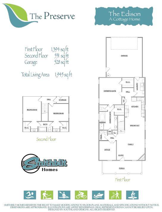 113 West Rarity Ridge Parkway, Unit LOT100C Oak Ridge, TN 37830 - Photo 15 of 15 Edison Floorplan