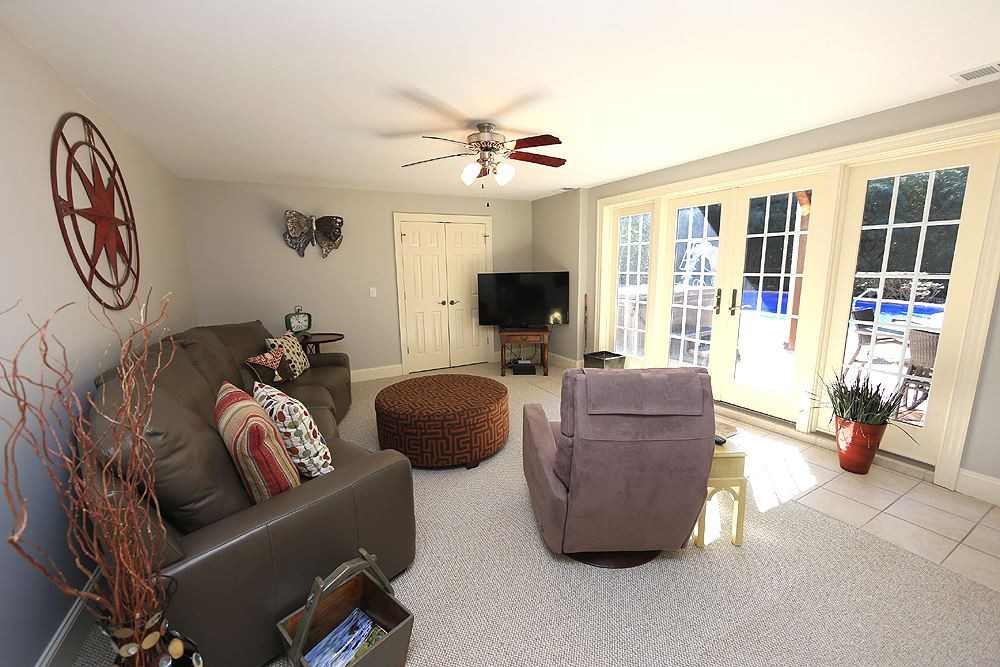 9509 Swepstone Lane Raleigh, NC 27615 - Photo 22 of 30 More great space in the Basement that could be a 5th bedroom with a Full Bath attached. Currently serves as the perfect Man Cave. Rec Room/ Bedroom
