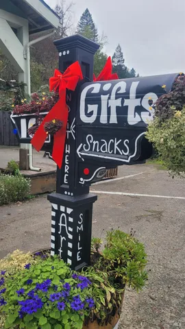 a view of street sign