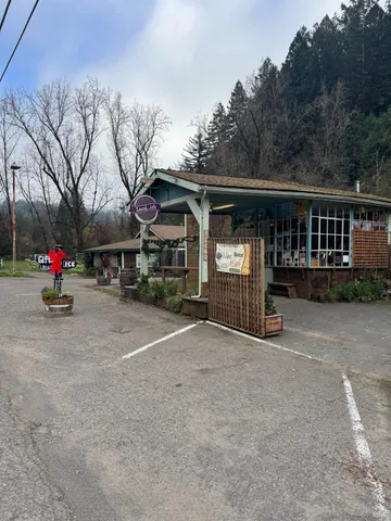 a backyard of a house