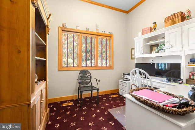 a living room with furniture windows and a flat screen tv