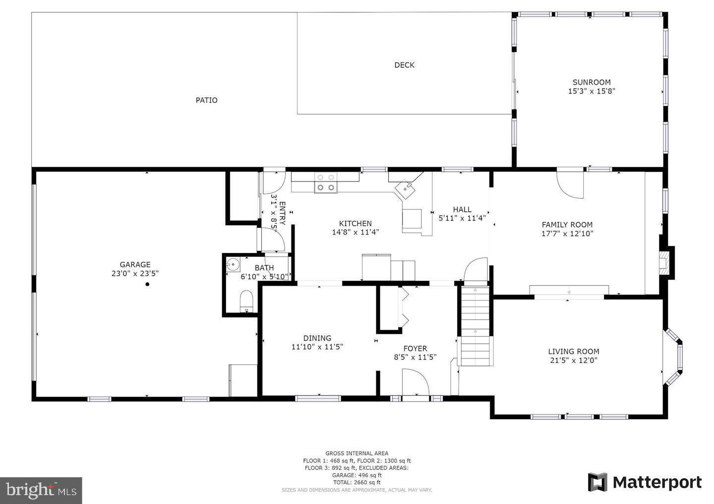 3321 Sharp Road Glenwood, MD 21738 - Photo 66 of 68 Main level floor plan.