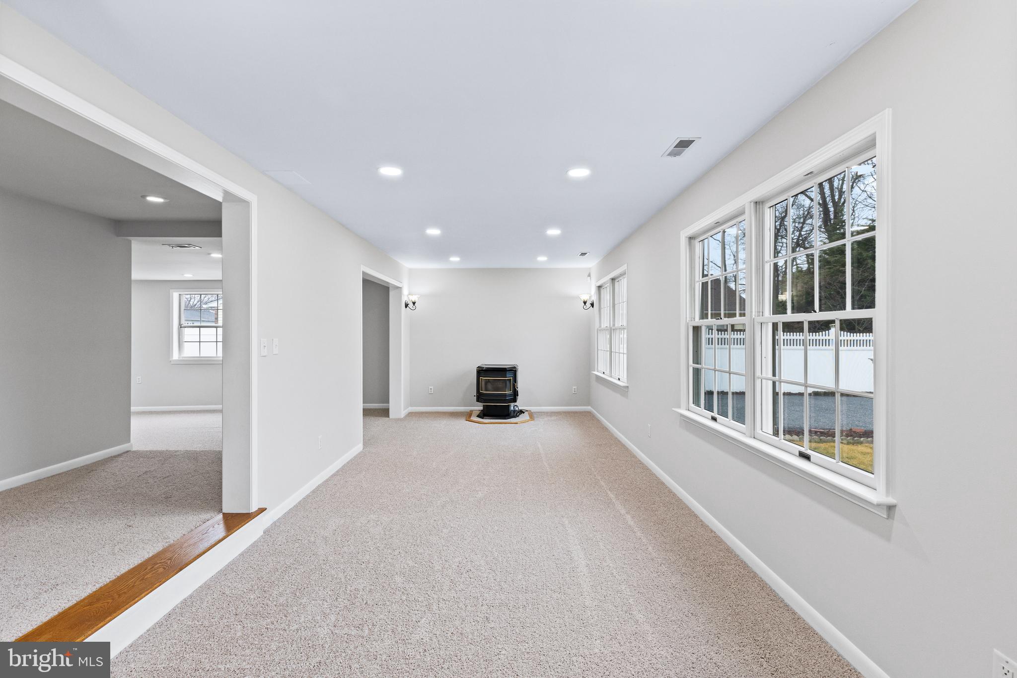 2304 Maple Road Baltimore, MD 21219 - Photo 19 of 61 Family room with pellet stove