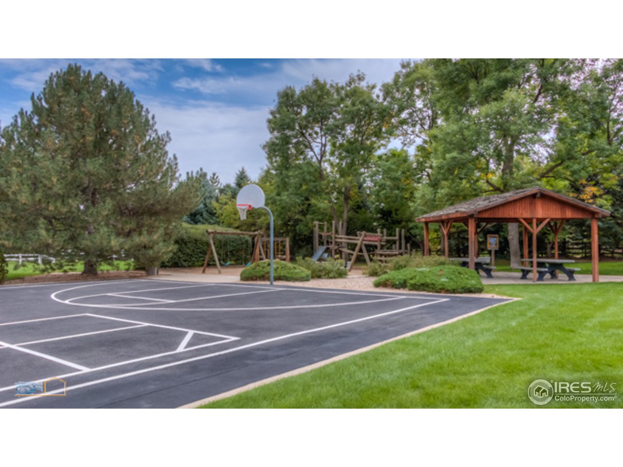 4669 Apple Way Boulder, CO 80301 - Photo 24 of 25 a black and white photo of a tennis court