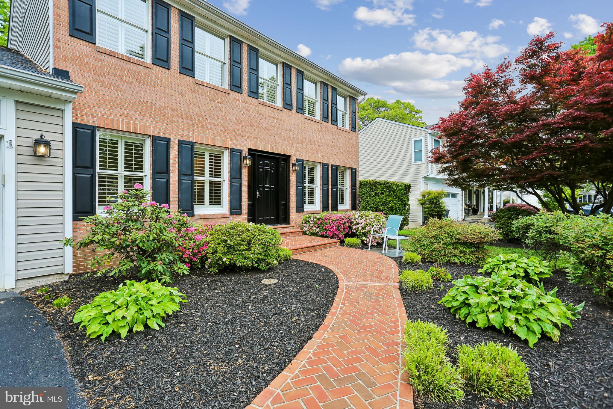 110 Summit Hall Road Gaithersburg, MD 20877 - Photo 2 of 85 Gorgeously landscaped & custom brick lead walk