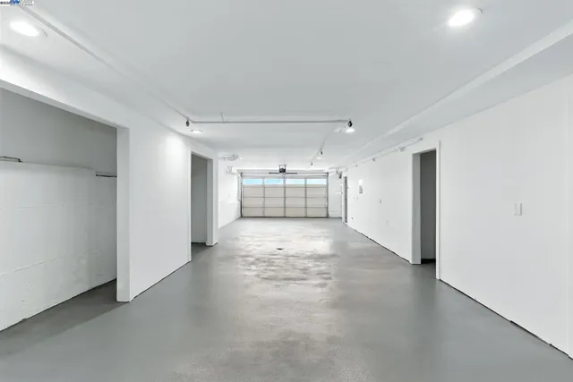 a front view of a building with street