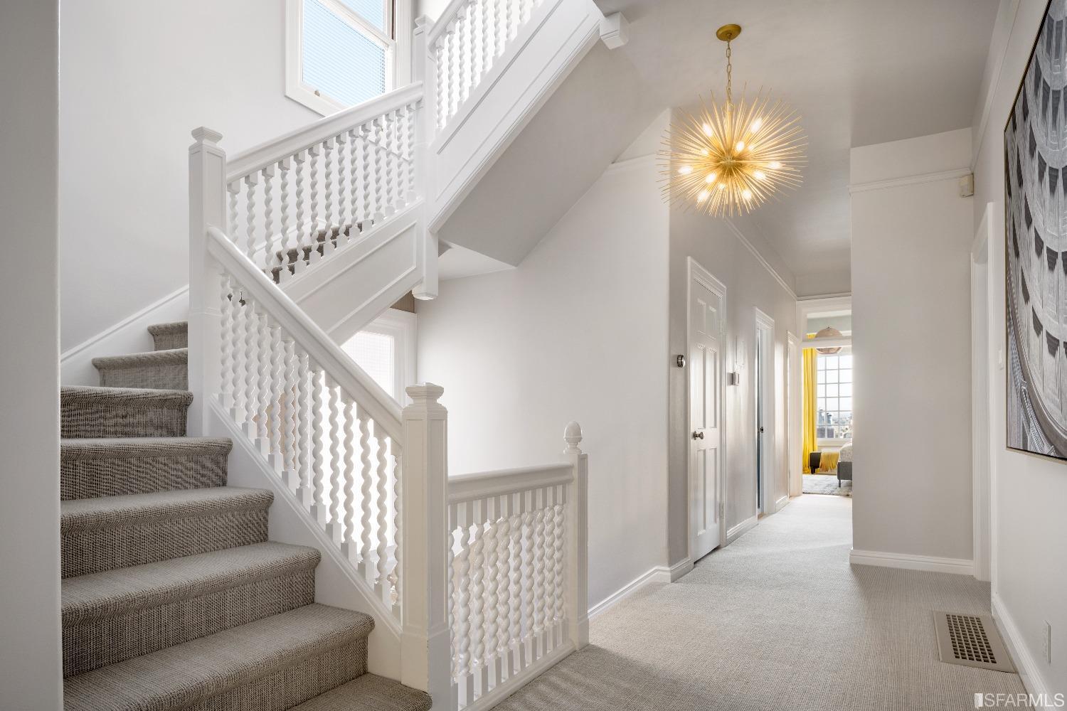 3007 Jackson Street San Francisco, CA 94115 - Photo 19 of 30 a view of entryway and hall with wooden floor