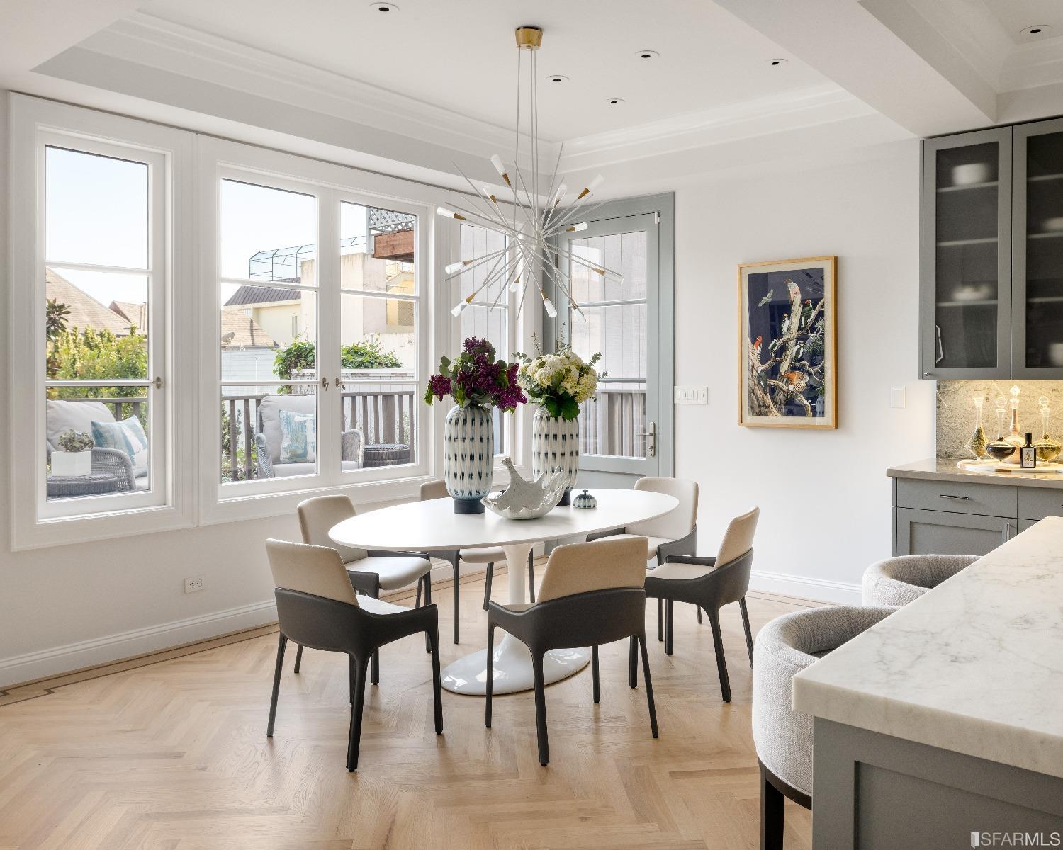 3007 Jackson Street San Francisco, CA 94115 - Photo 7 of 30 a view of a dining room with furniture window and outside view