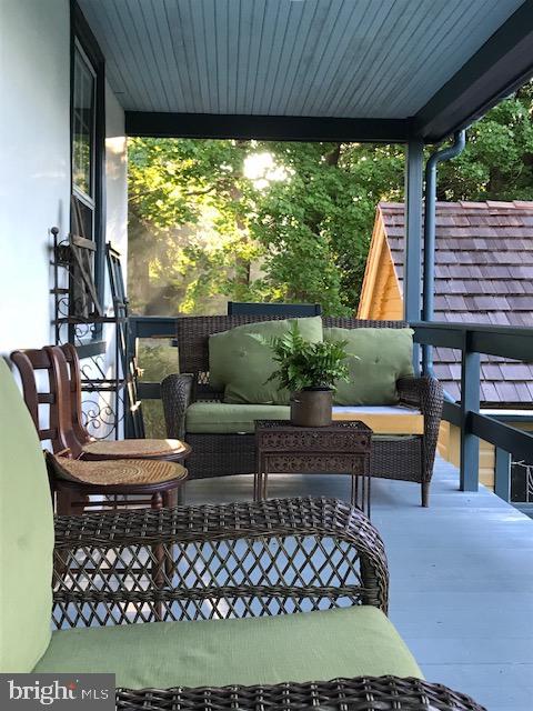 166 Warwick Road Elverson, PA 19520 - Photo 28 of 28 Back Porch- Morning View with Sun