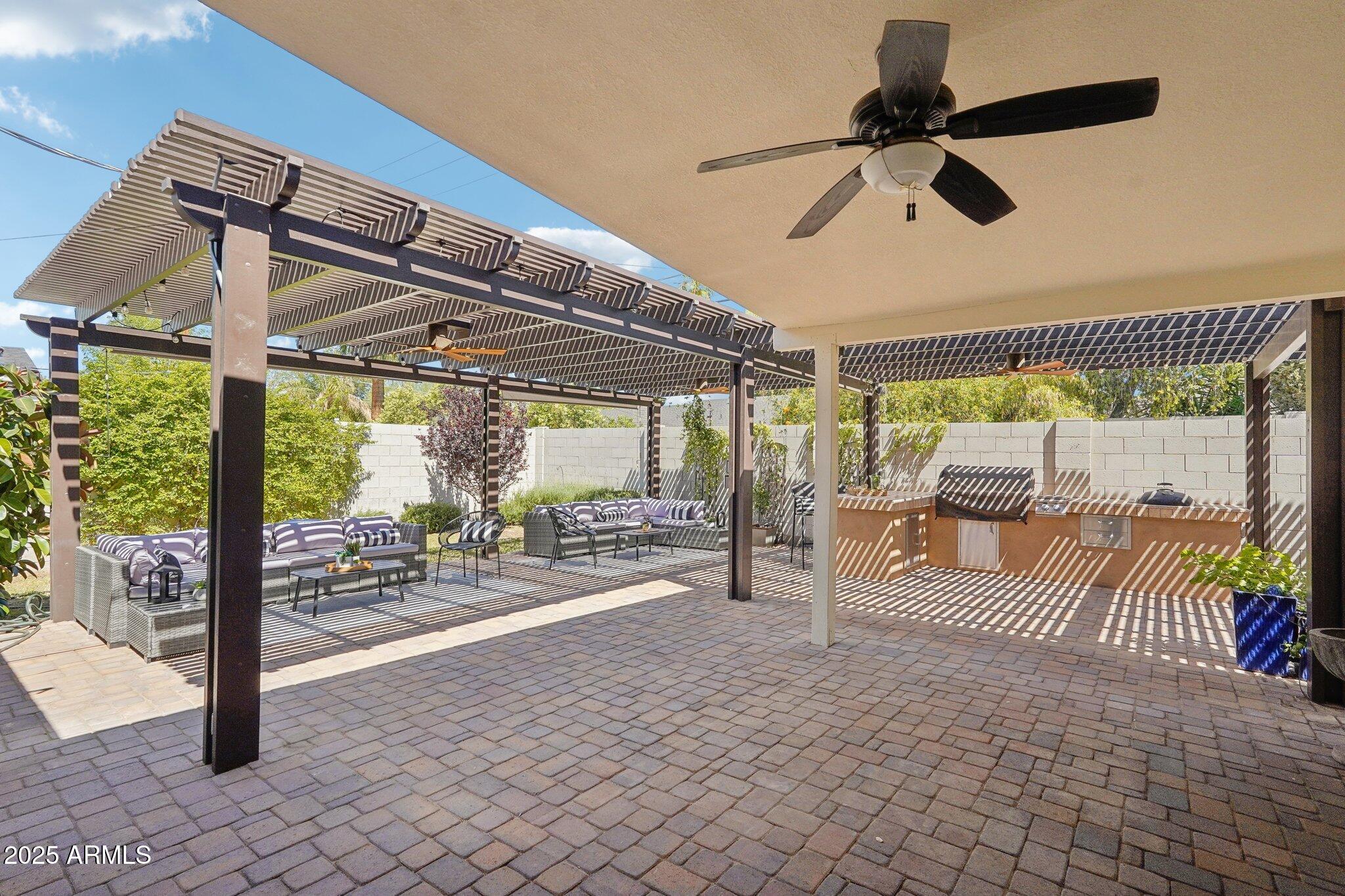 4920 East Osborn Road Phoenix, AZ 85018 - Photo 9 of 53 Back Patio/Built In BBQ