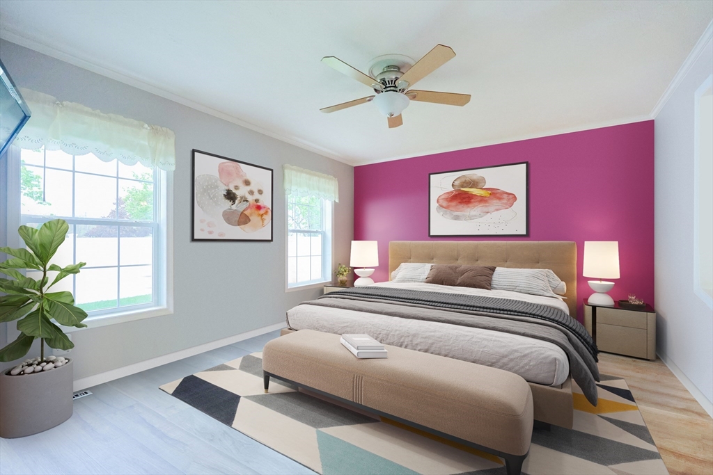 12 Linsay Drive Raynham, MA 02767 - Photo 17 of 28 a bedroom with a large bed and a window