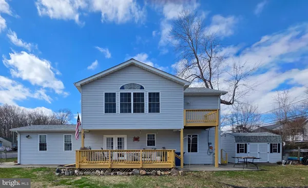 a view of a sink and yard