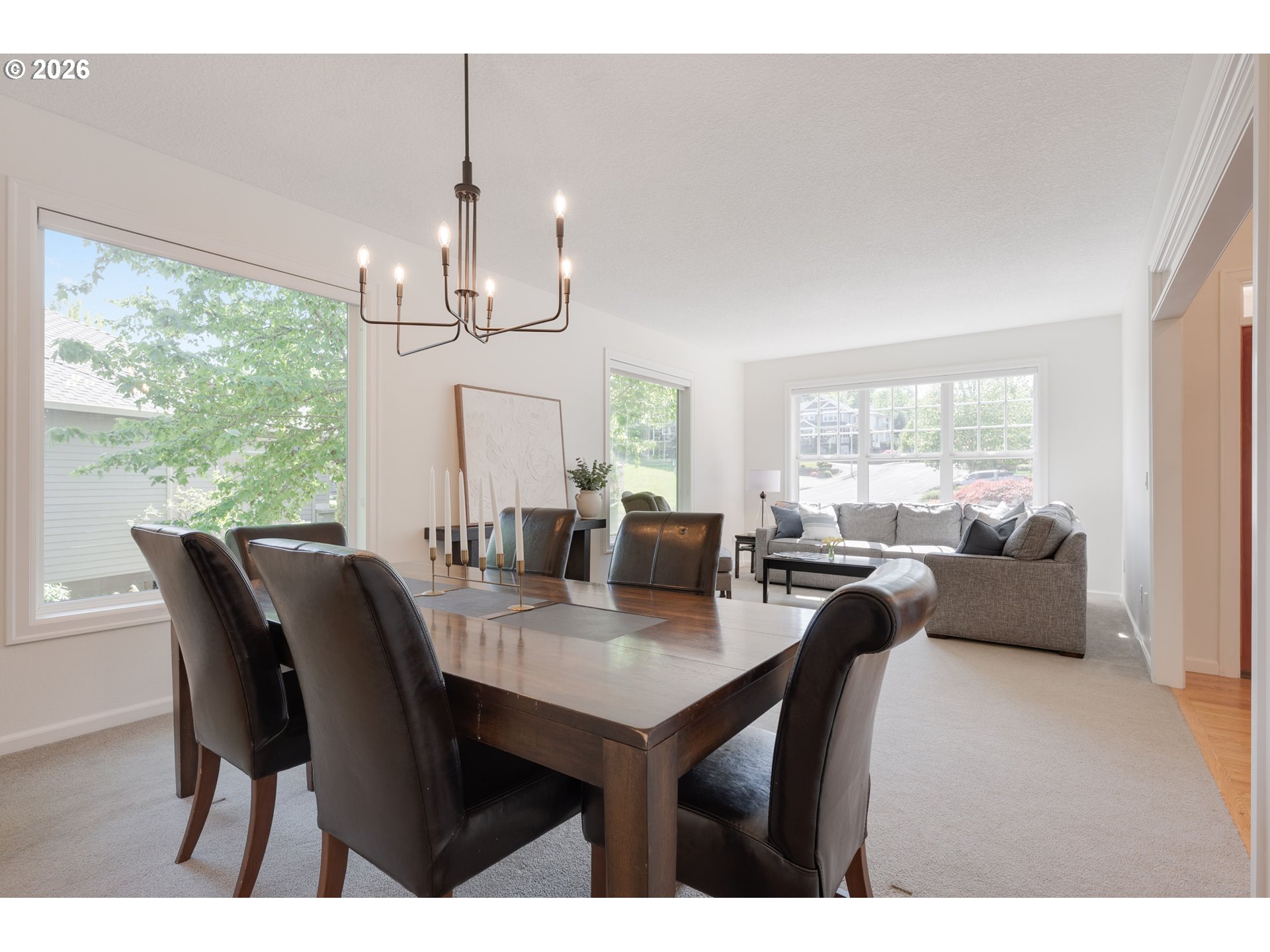 2097 Southwest Nancy Drive Gresham, OR 97080 - Photo 20 of 46 a view of a dining room with furniture window and outside view