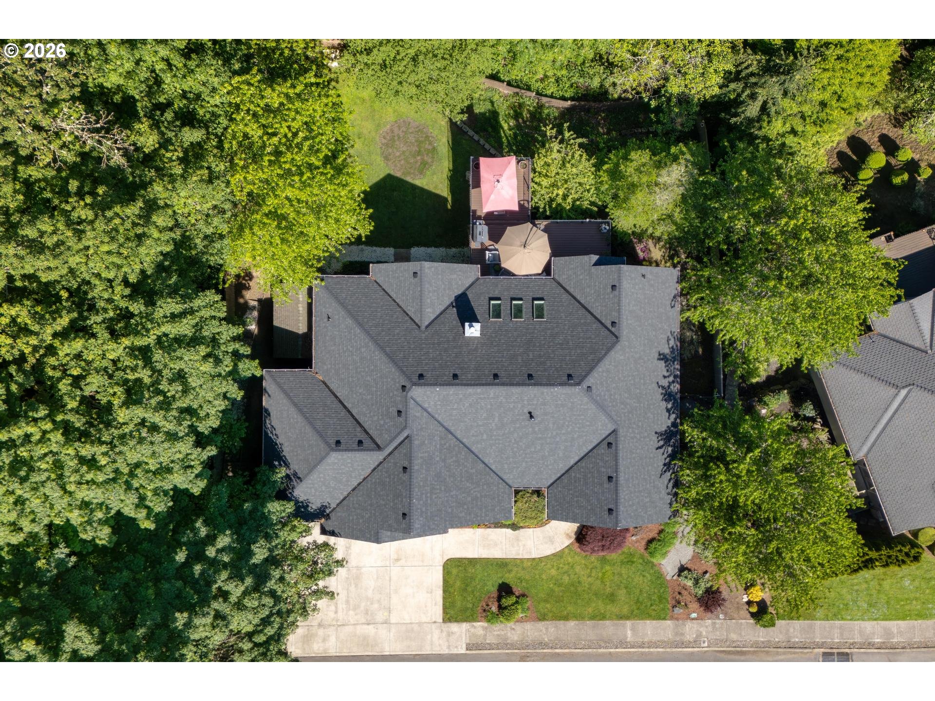 2097 Southwest Nancy Drive Gresham, OR 97080 - Photo 43 of 46 an aerial view of a house with yard swimming pool and outdoor seating