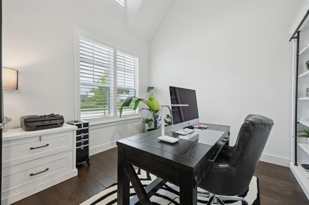 7024 Prairie Ridge Road Argyle, TX 76226 - Photo 18 of 40 Bright Front-Facing Office Provides a Dedicated Workspace with Privacy