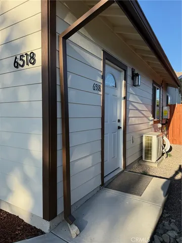 a view of front door