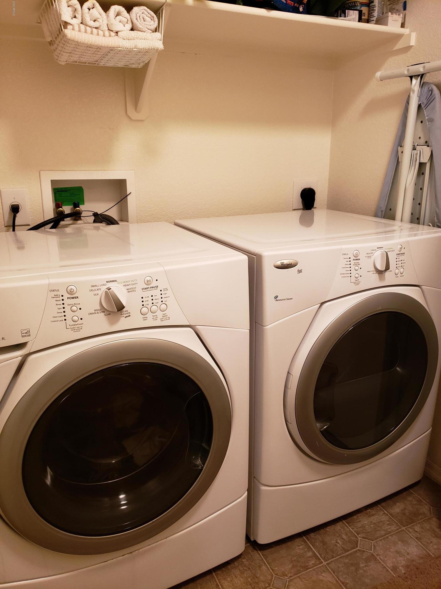 17531 West Boca Raton Road Surprise, AZ 85388 - Photo 17 of 32 a utility room with dryer and washer