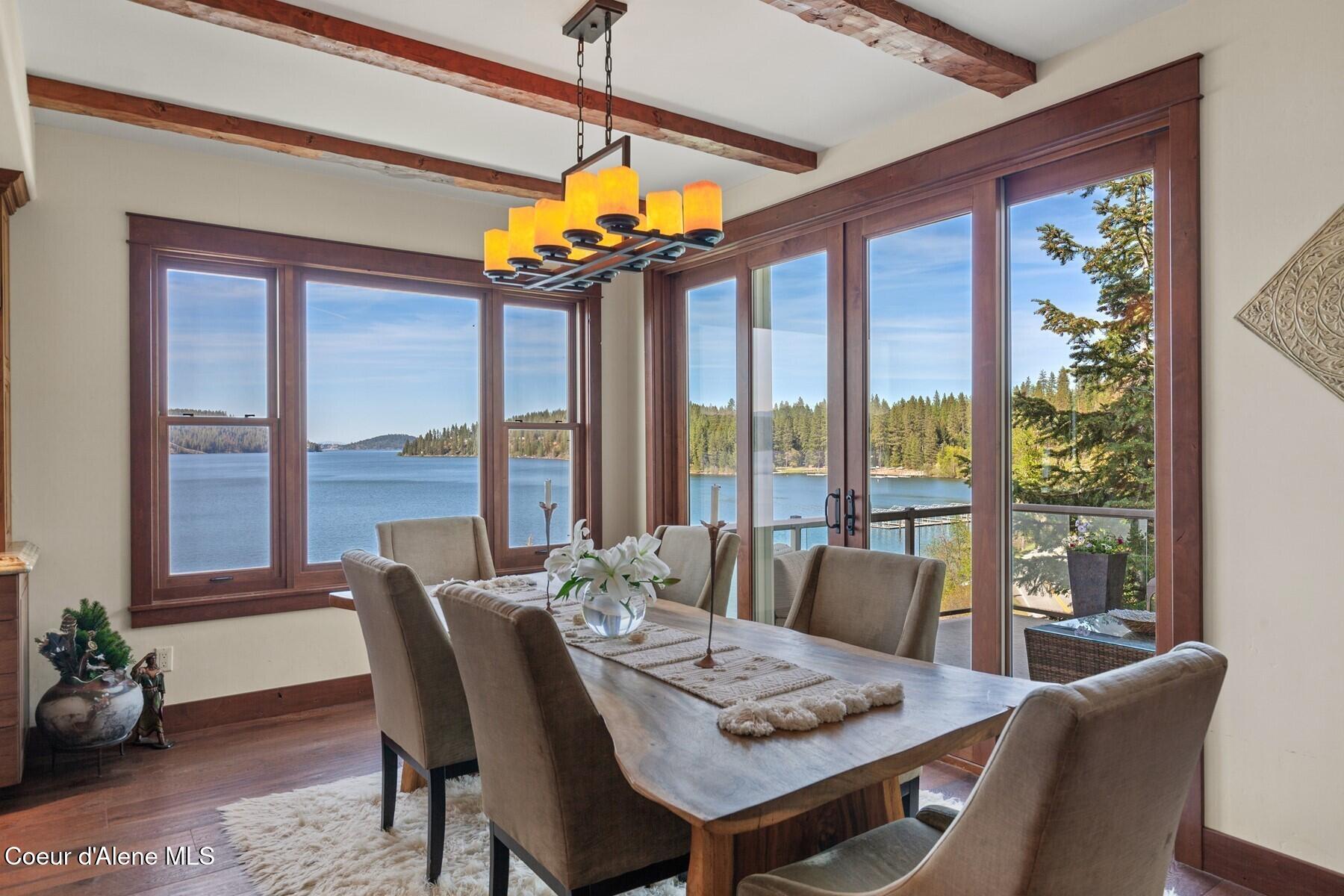 865 East Pine Ridge Drive Harrison, ID 83833 - Photo 16 of 81 Indoor Outdoor Dining Area