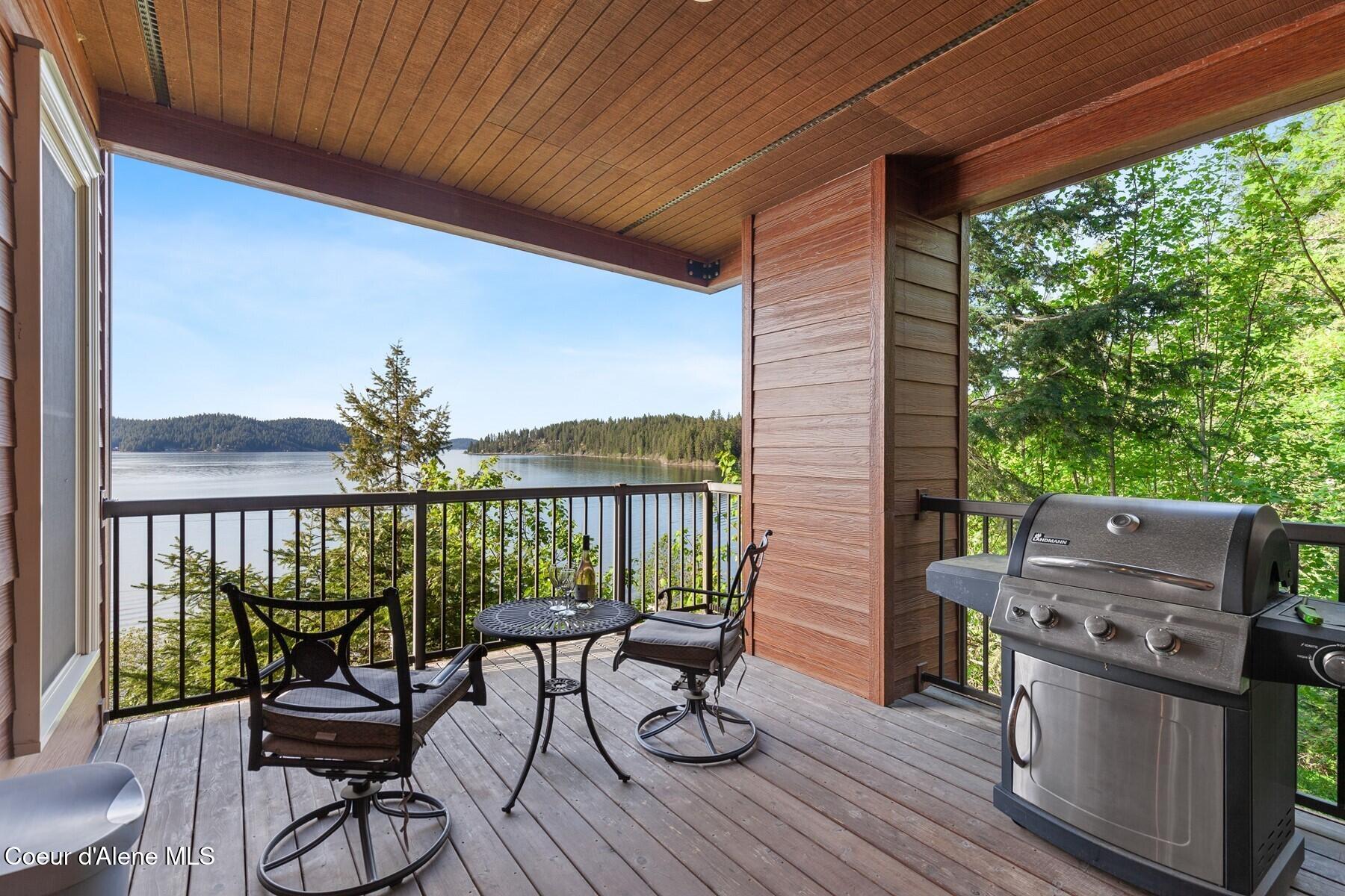 865 East Pine Ridge Drive Harrison, ID 83833 - Photo 35 of 81 Jr Suite Deck w BBQ Grill