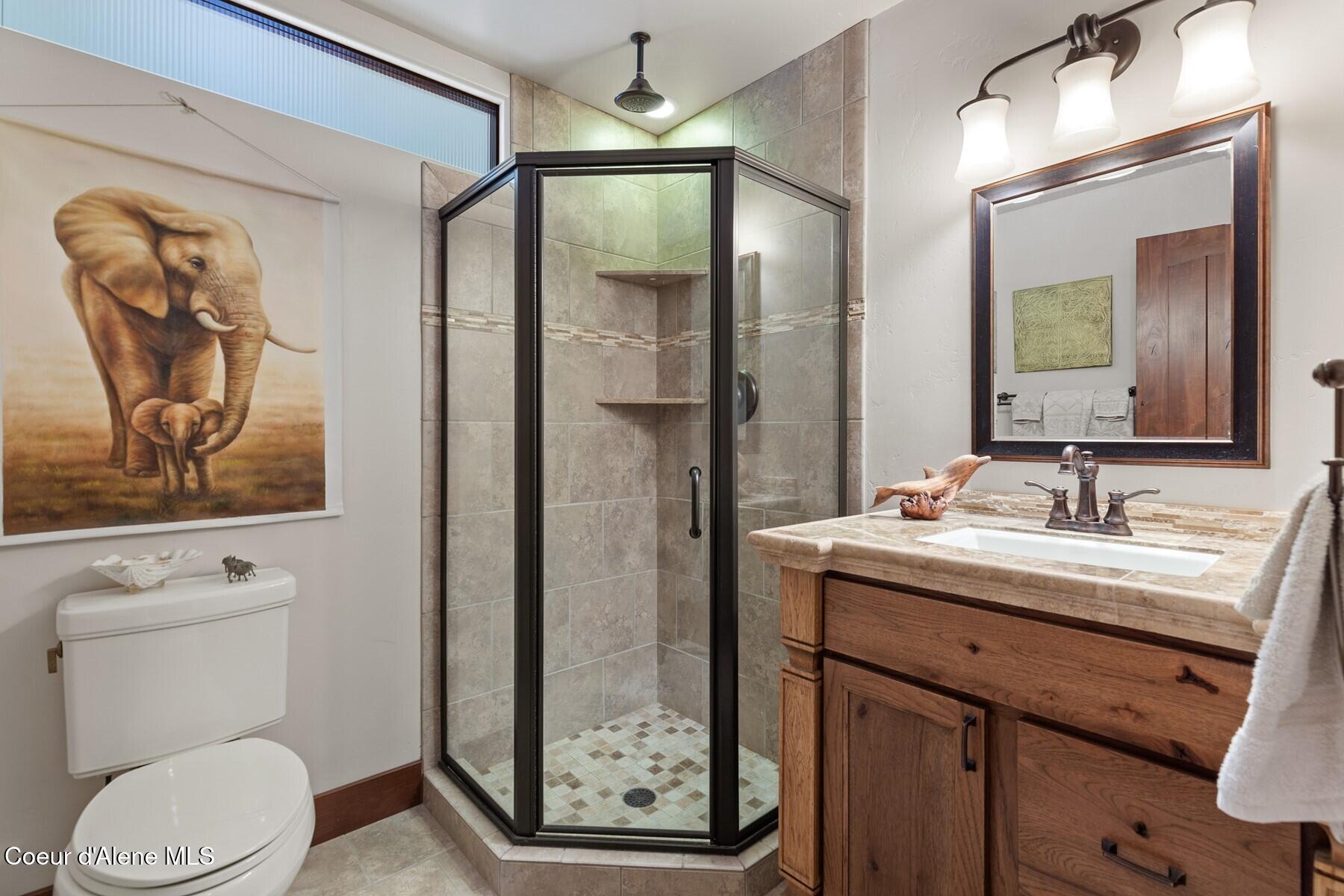 865 East Pine Ridge Drive Harrison, ID 83833 - Photo 43 of 81 Hall Bathroom on lower level
