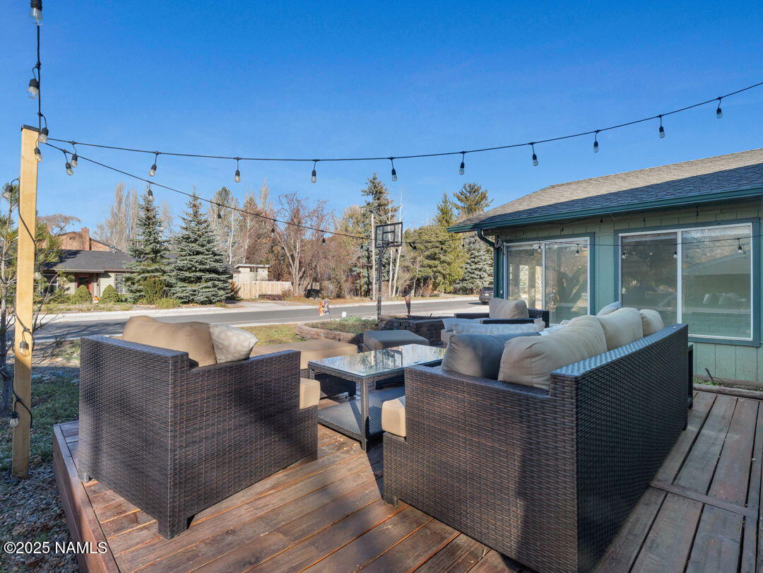 615 West Beal Road Flagstaff, AZ 86001 - Photo 32 of 37 a view of a living room and outdoor space