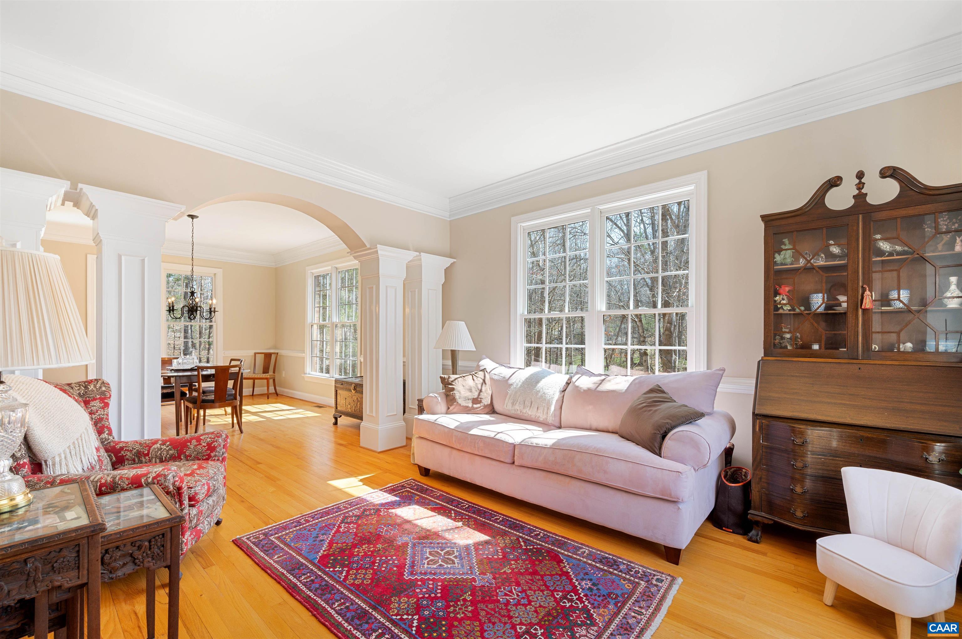 891 Old Ballard Road Charlottesville, VA 22901 - Photo 3 of 49 a living room with furniture and a large window