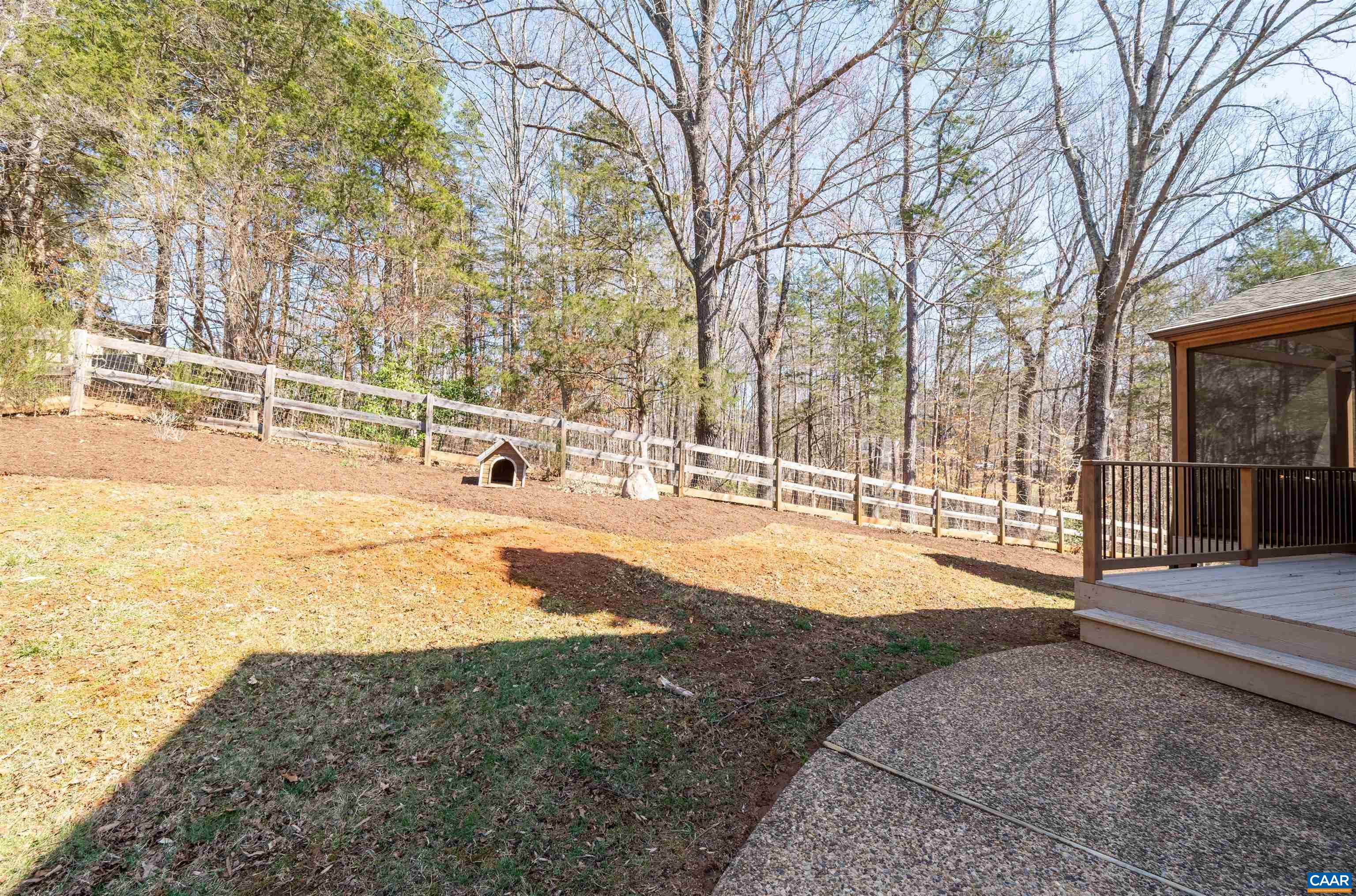 891 Old Ballard Road Charlottesville, VA 22901 - Photo 43 of 49 a view of a yard with trees in the background