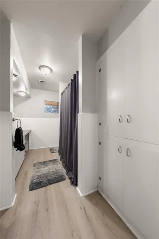 wooden floor in an empty room