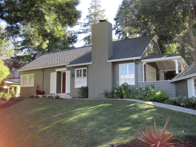 406 Edgewood Road San Mateo, CA 94402 - Photo 2 of 24 a front view of a house with a yard