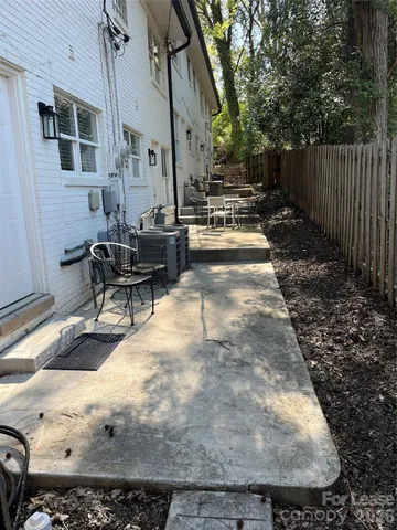 a view of outdoor space with seating area