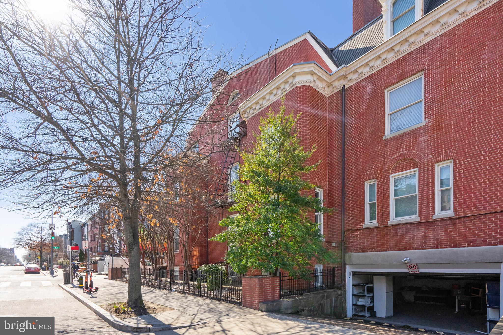 1101 P Street Northwest Washington, DC 20005 - Photo 2 of 50 The view from 11th St, 2-Car garage