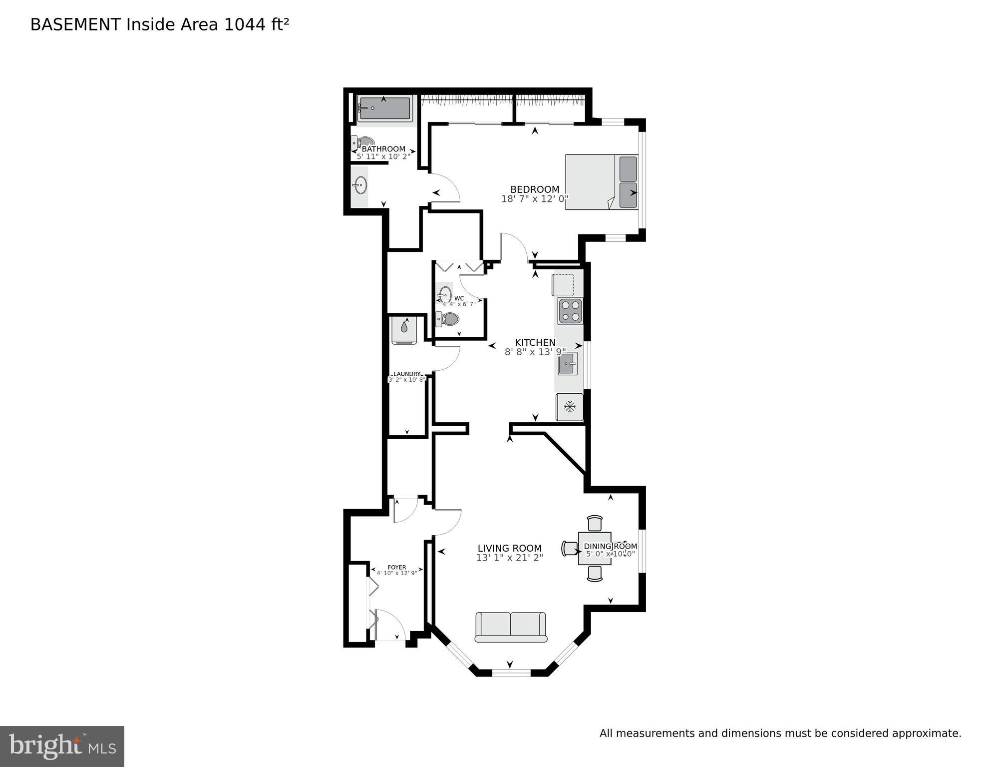 1101 P Street Northwest Washington, DC 20005 - Photo 49 of 50 Unit B: 1BR/1.5BA