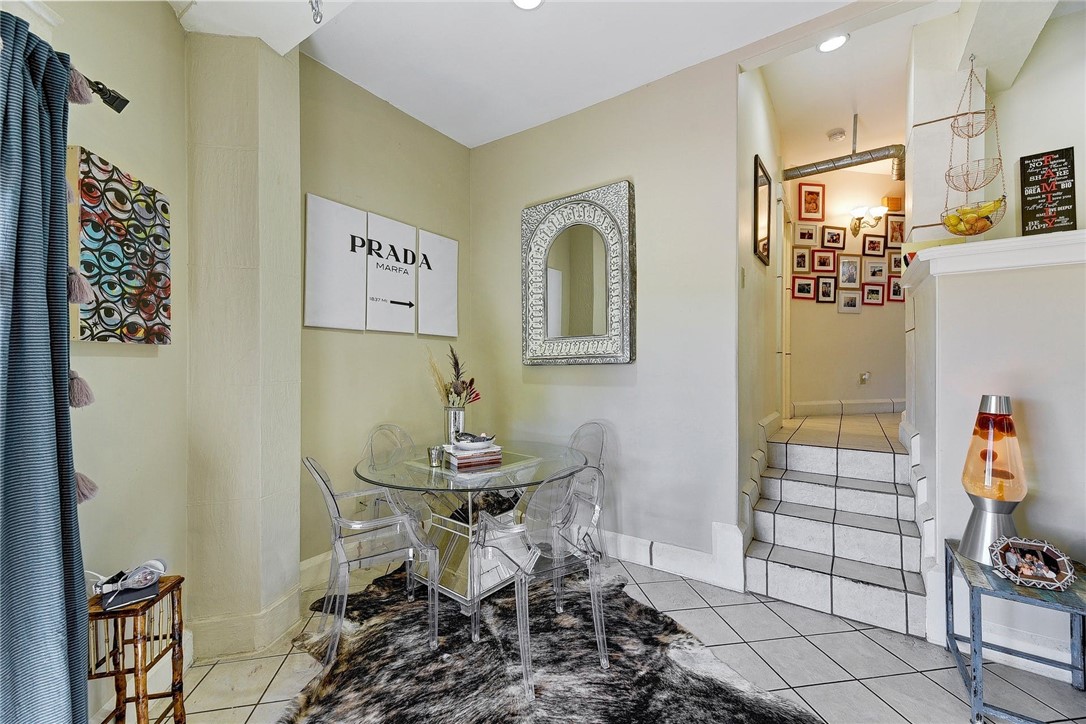 1712 Lakeshore Drive, Unit A Austin, TX 78746 - Photo 2 of 15 a view of a dining room with furniture