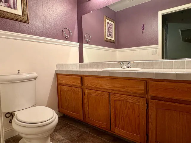a bathroom with a sink and a toilet