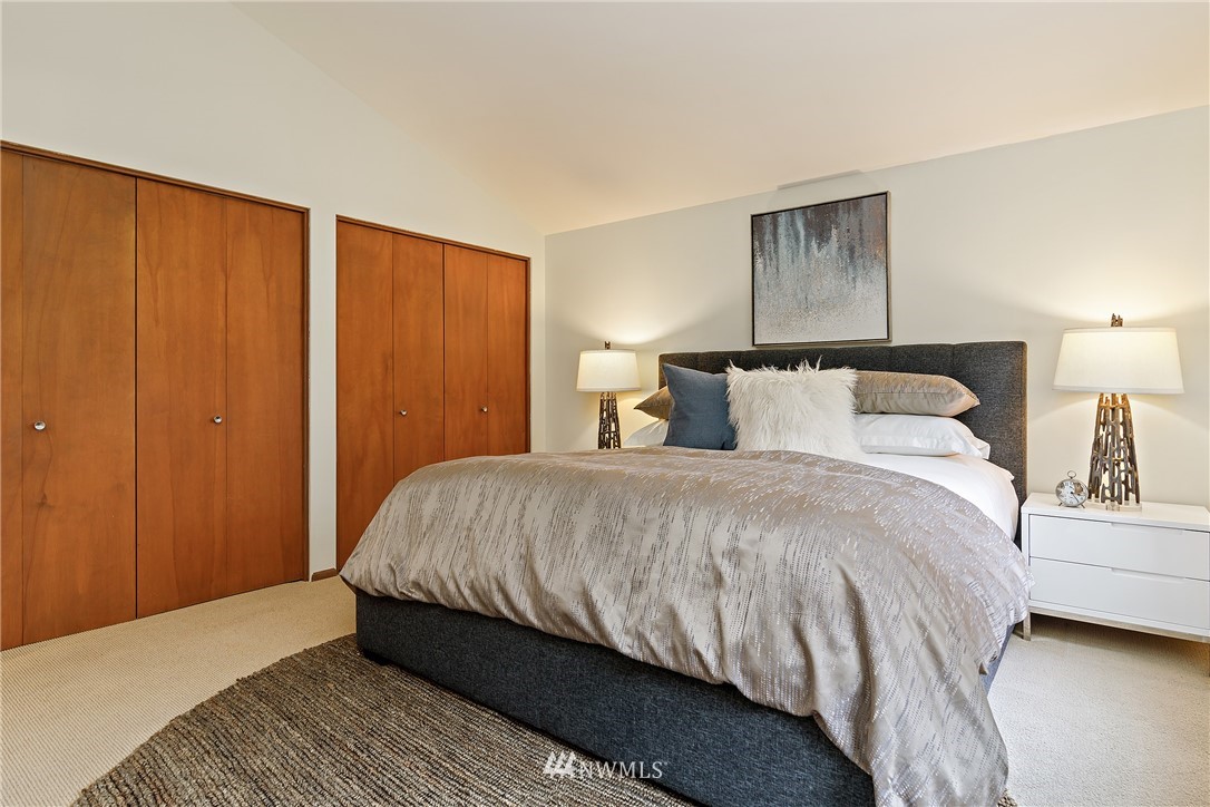 8316 Olympic View Drive Edmonds, WA 98026 - Photo 16 of 38 a bedroom with a bed and a night stand