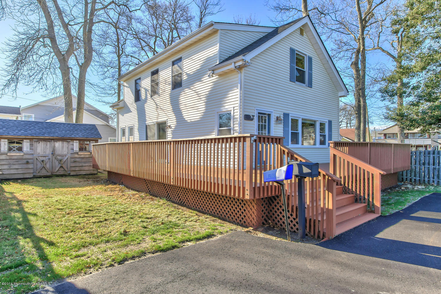 1309 River Road Belmar, NJ 07719 - Photo 2 of 45 Wrap Around Deck & Storage Shed