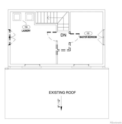 a picture of a room with a white wall and a white wall