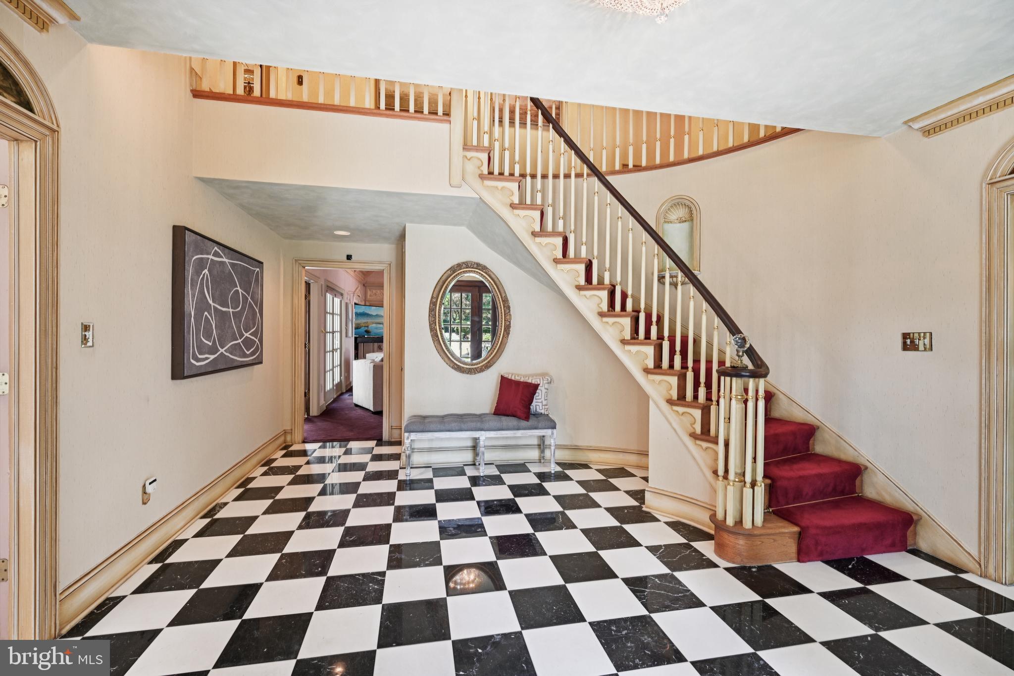 12 Cove Road Moorestown, NJ 08057 - Photo 12 of 67 Curved Oak Staircase