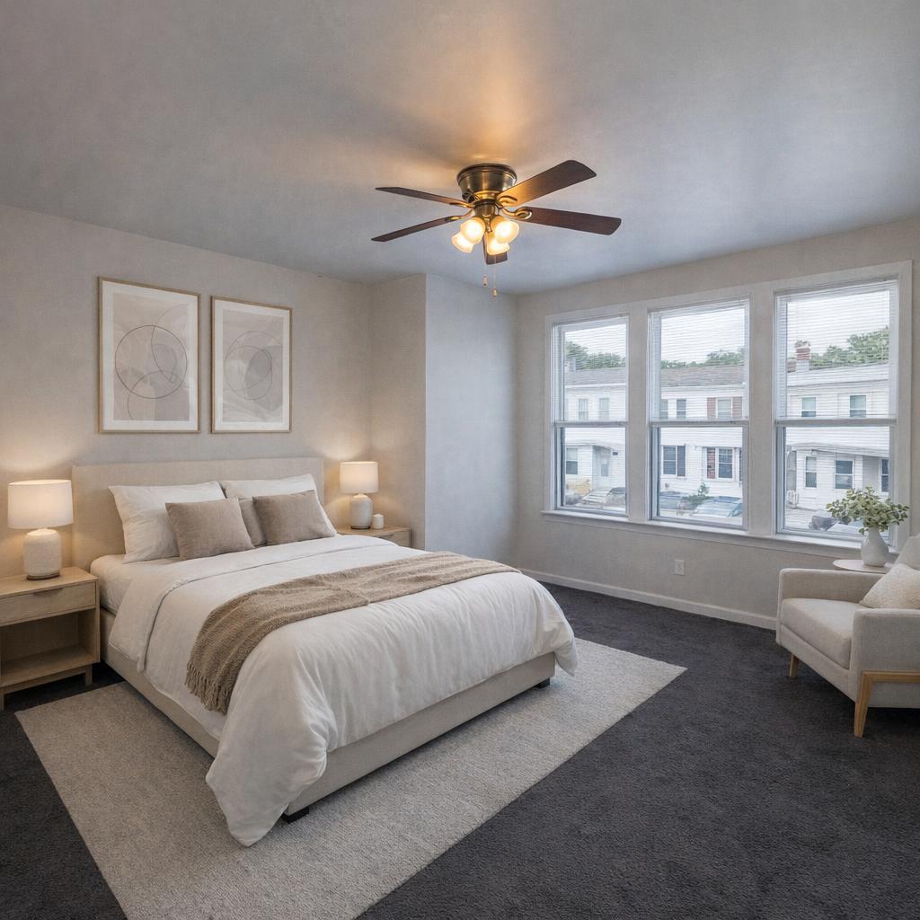 5933 Trinity Street Philadelphia, PA 19143 - Photo 11 of 21 Bright and airy modern bedroom retreat.(Staged)