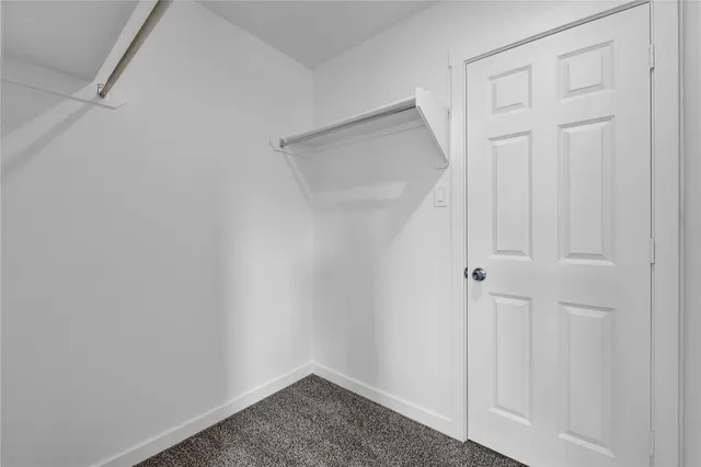 a view of closet area