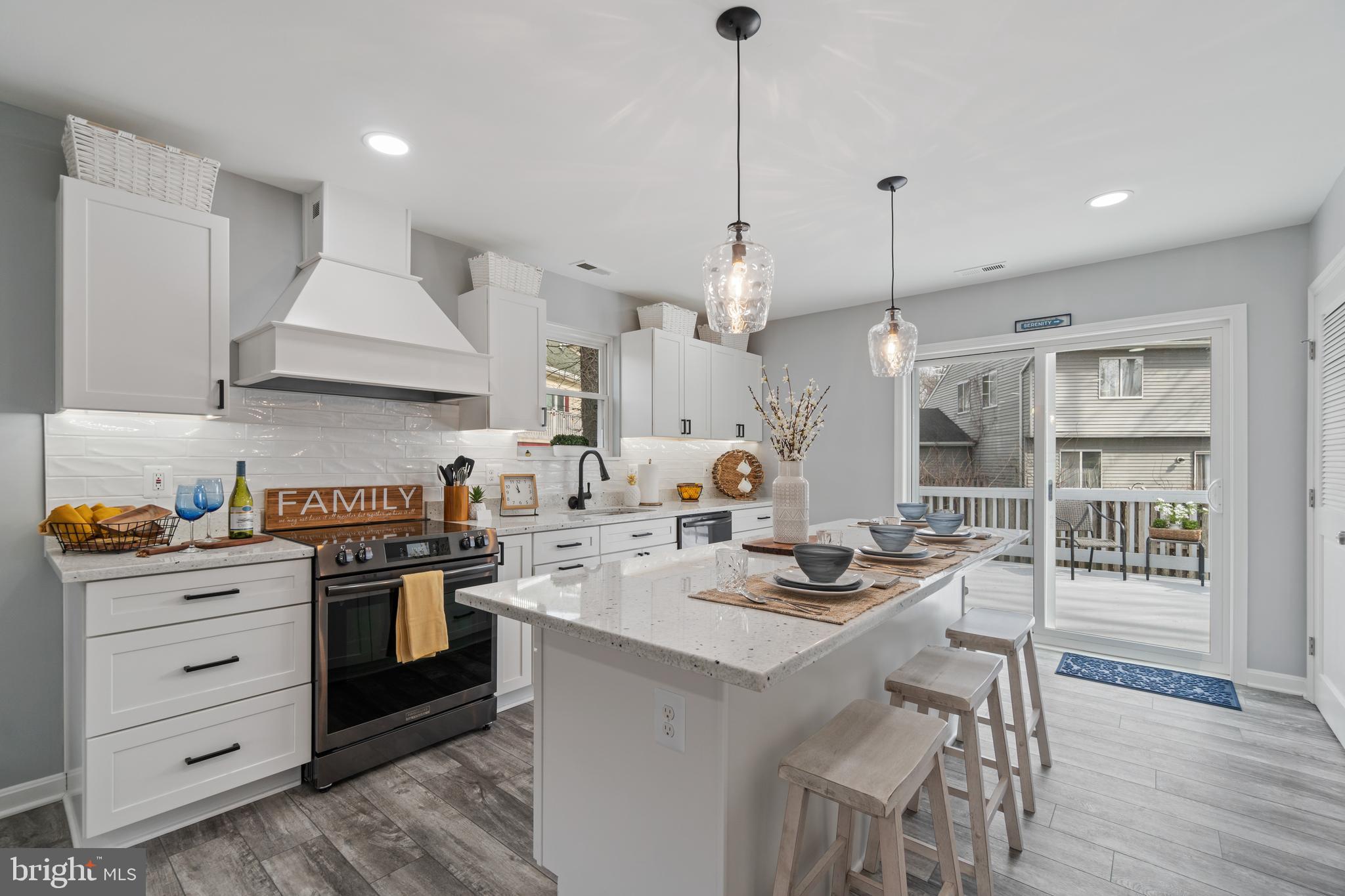 3335 Thomas Point Road Annapolis, MD 21403 - Photo 3 of 37 Large Center Island with Ample Seating