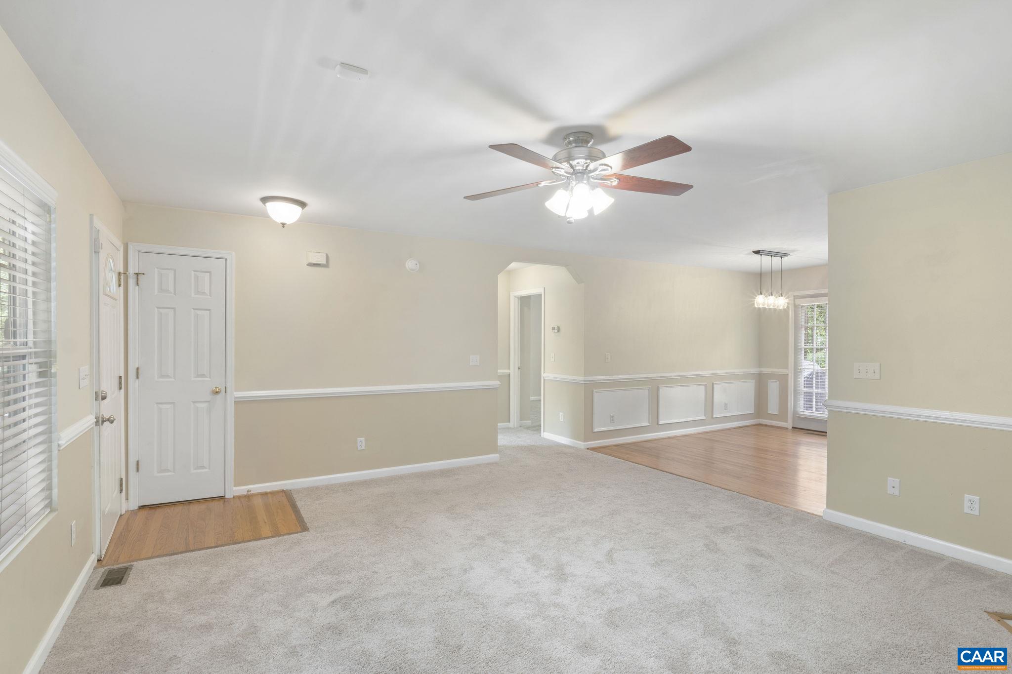 28 Lafayette Drive Palmyra, VA 22963 - Photo 5 of 35 an empty room with closet and a ceiling fan