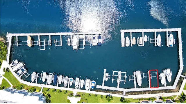 a view of a building with sitting area