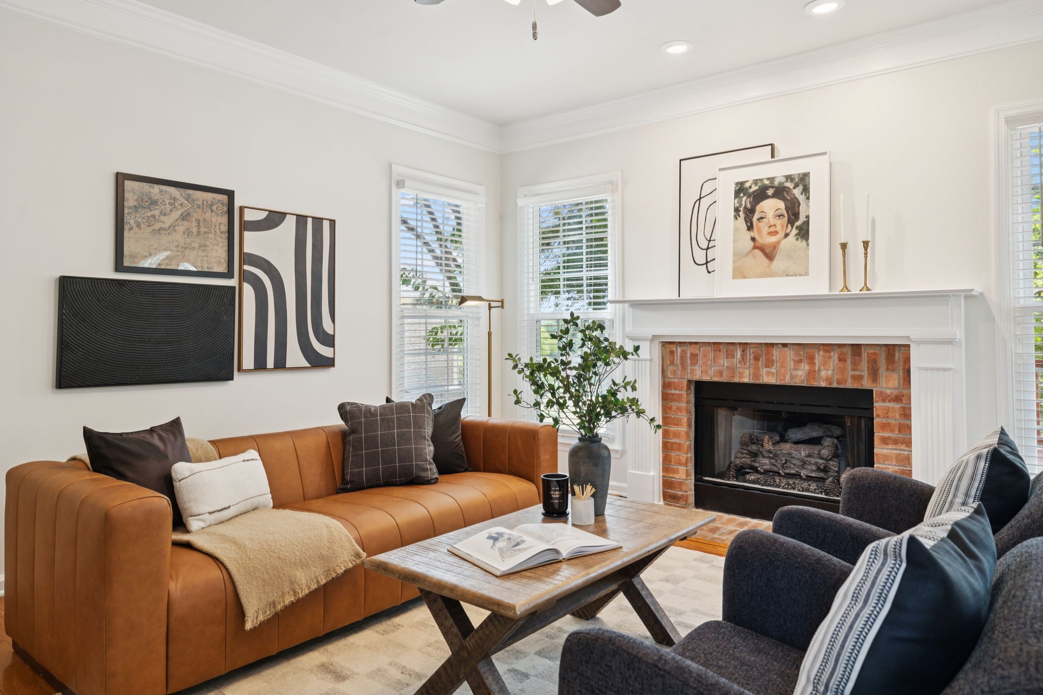 333 Springhouse Circle Franklin, TN 37067 - Photo 26 of 67 a living room with furniture fireplace and window