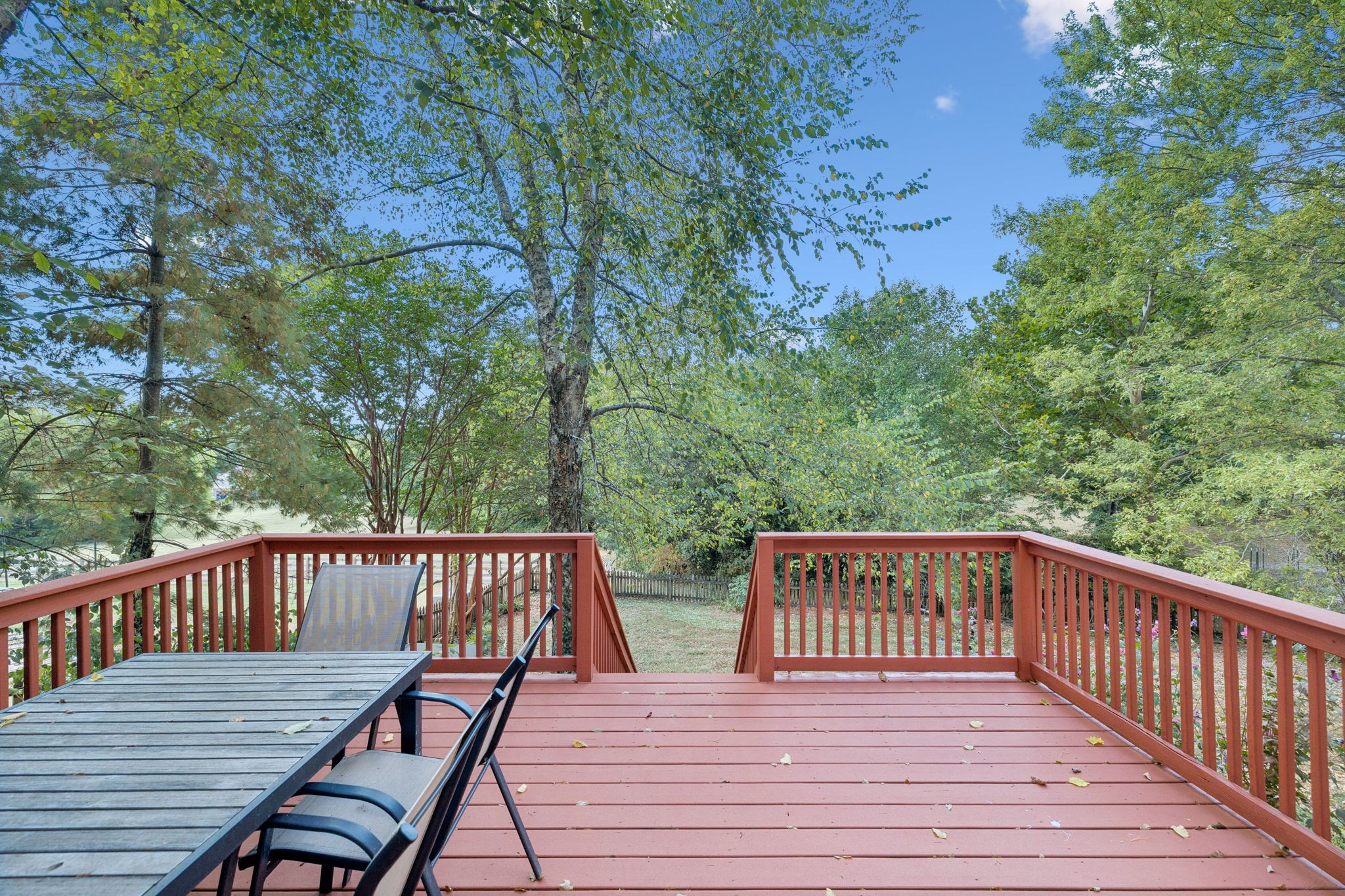 333 Springhouse Circle Franklin, TN 37067 - Photo 51 of 67 a view of a wooden deck with furniture