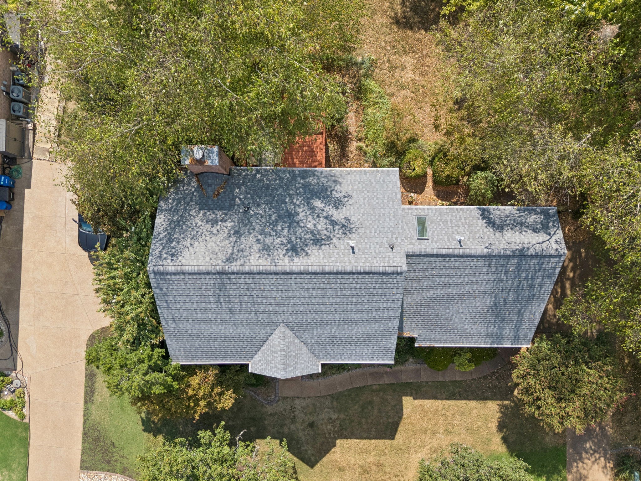 333 Springhouse Circle Franklin, TN 37067 - Photo 60 of 67 an aerial view of a house with large trees